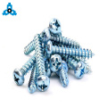 4 Bule zinc Phillips Pan Head Self-Tapping Screws